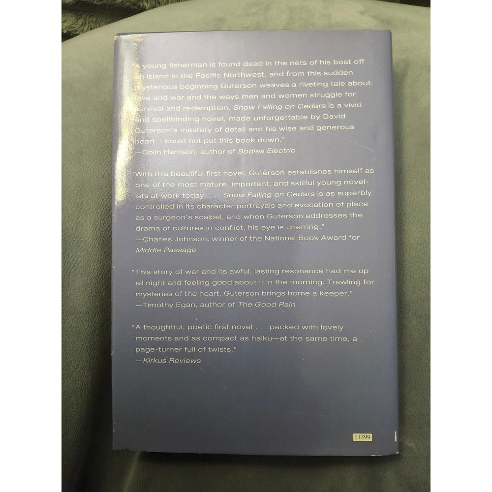 Snow‎ Falling on Cedars by David Guterson Hardback - Picture 3 of 5